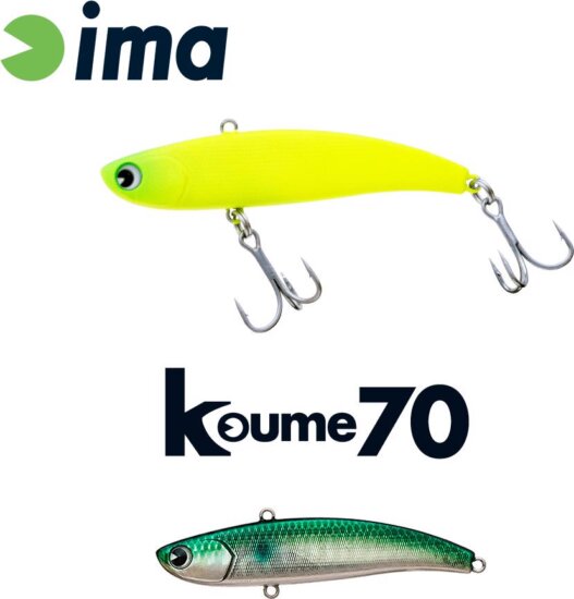 Ima Koume Vibration 70 70mm 13g 120 Gold Mullet