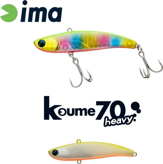 Ima Koume Vibration 70 Heavy 70mm 18g 102 Chart Back Pearl