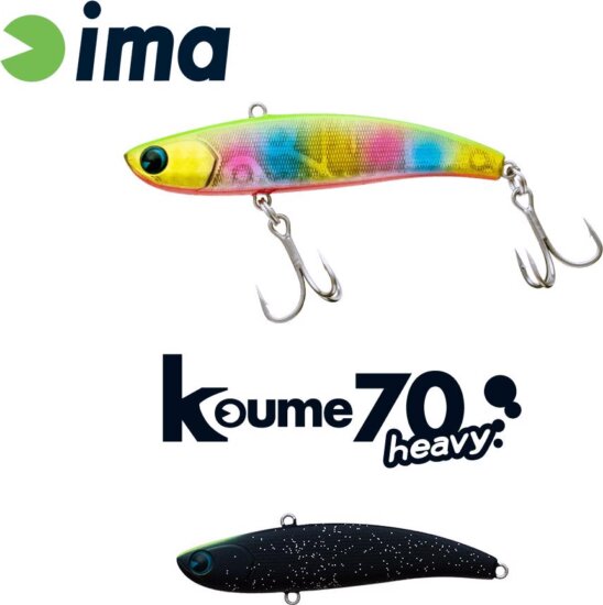 Ima Koume Vibration 70 Heavy 70mm 18g 119matt Night Black