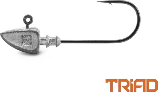 Gallérral ellátott Delphin TRIAD jigfej / 5 db (5g-5/0)