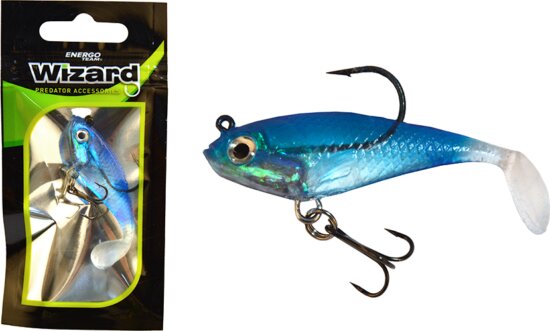 Wizard Swimbait Paddle Shad 2 Inch Blue
