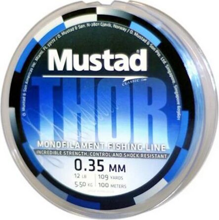 Mustad Thor Super Soft Mono 20M 0.90 70Lb Clear Clear