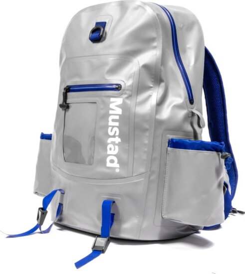 Mustad Daybreak Dry Traditional Back Pack 30L Gray/Blue