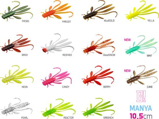 DuoPACK BOX Nimfa Delphin MANYA UVs / 6x 5db 10.5cm/CAKE