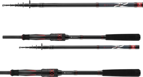 Daiwa Ninja X-Compact Spin 8010MH 9+1sct, 15-50g, 2.45m