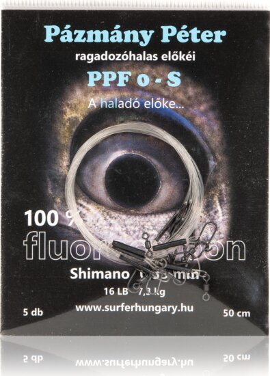 Pázmány Péter Fluorocarbon előke 0,35mm 50cm