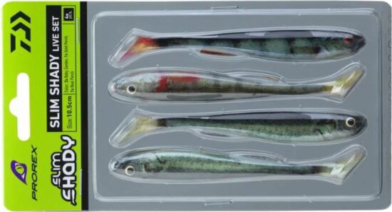 DAIWA PX Real Slim Shady LIve-Color Set 10,5cm, 4pcs.