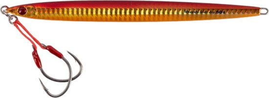 Mustad Mezashi Slim Jig 220mm 8.7" 200G 7.1Oz 001 Red Glow