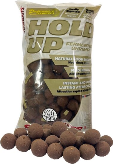 Starbaits Boilies Hold Up Fermented Shrimp 800g 30mm