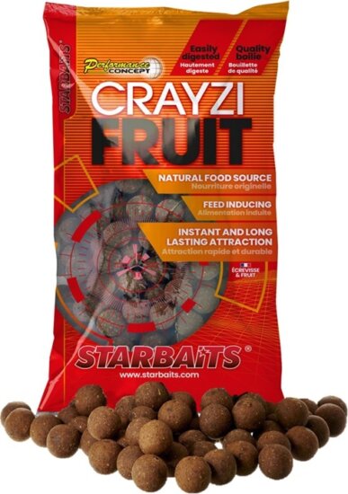 Starbaits Boilies Crayzi Fruit 800g 20mm