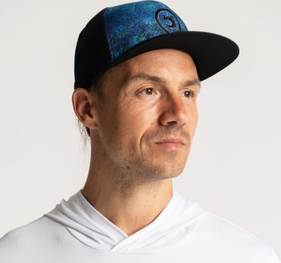 Adventer Cap Bluefin Trevally With A Straight Flap Uni