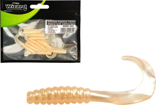 Wizard Harpex Twist Peach 4Cm 10db/cs