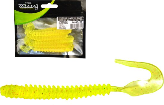 Wizard Harpex Twist Long Citrus 10Cm 5db/cs