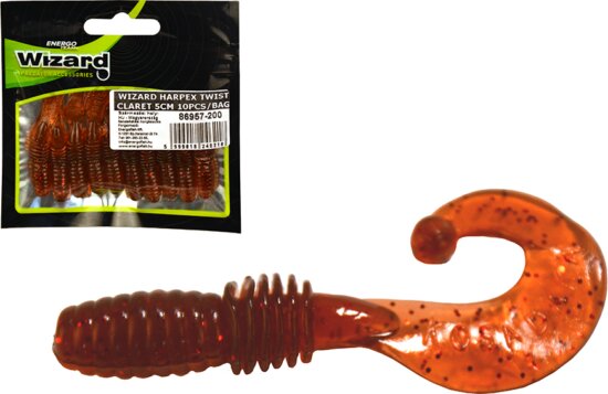 Wizard Harpex Twist Claret 5Cm 10db/cs