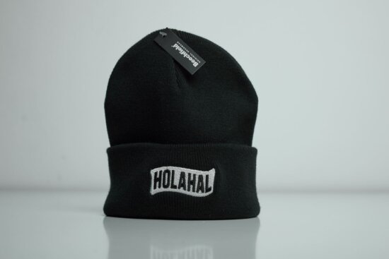 Holahal? kötött sapka fekete