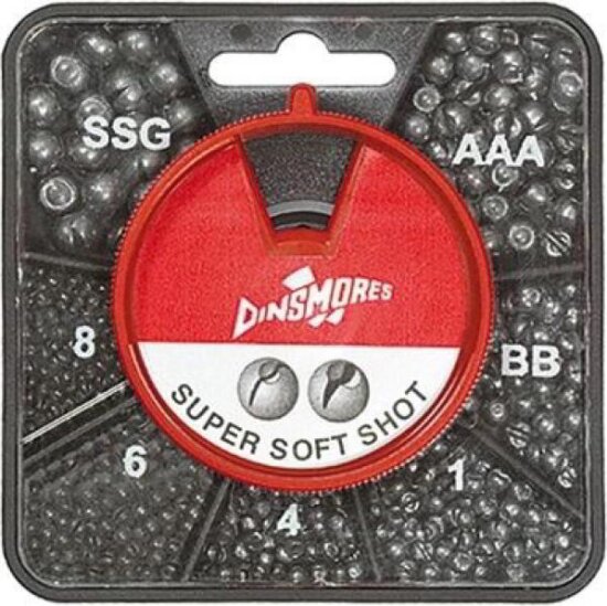 Dinsmores Lágy ólmok 7 fakkos, 1,6 / 0,8 / 0,4 / 0,3 / 0,2 / 0,1 / 0,06 g sörétólom