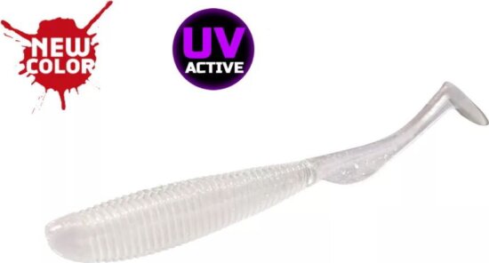 Molix RA Shad 3.0" #626 UV Tournament Trans Pearl