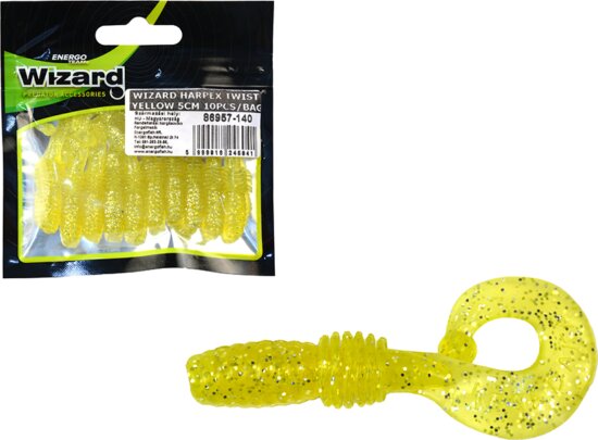 Wizard Harpex Twist Yellow 5Cm 10db/cs