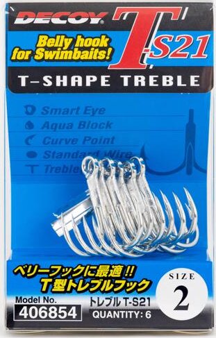 Hármas Horog Decoy T-S21 Belly Hook #4