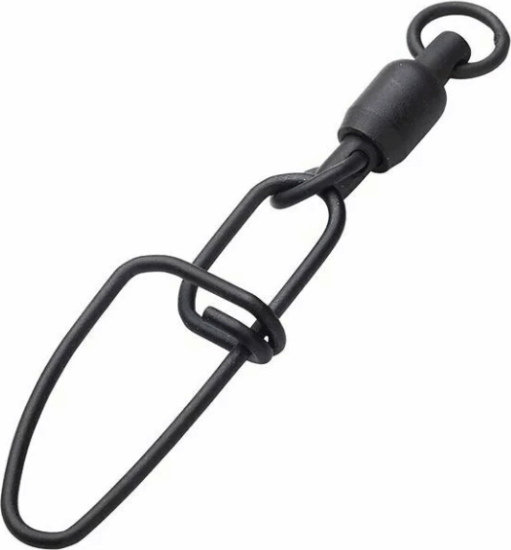STAINL. BB SWIVELS W.CROSSL. SNAP 2 75KG (Rozsdamentes golyóscsapágyas forgó Crosslock kapoccsal)