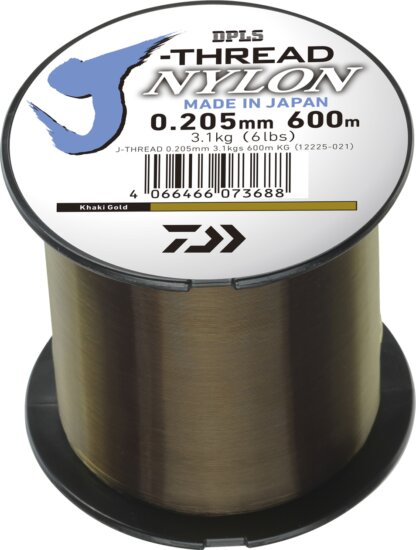 Daiwa J-Threads DPLS khaki gold, 0.285mm, 6.10kg, 600m, 1db