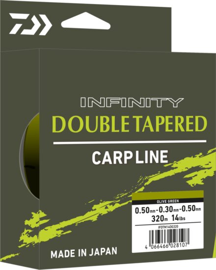 Daiwa Infinity Double Tapered Mono olive green, 0.33mm, 320m