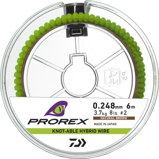 Daiwa Prorex Hybrid Knotable Wire PX HKW 6m-5.4kg brown, 4.4kg, 0.275mm
