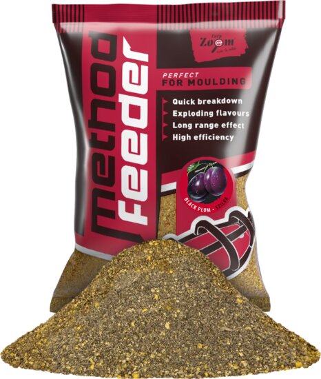 CZ Method Feeder etetőanyag, fekete szílva hidegvízi, 1 kg