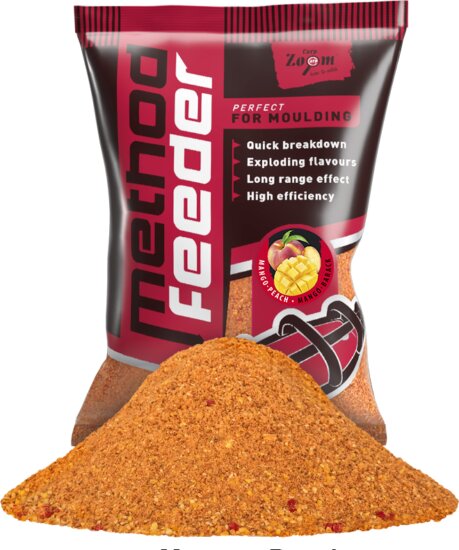 CZ Method Feeder etetőanyag, mangó, barack, 1 kg