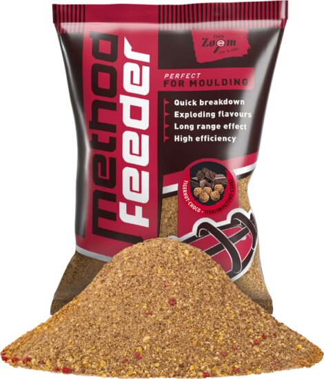 CZ Method Feeder etetőanyag, tigrismogyoró, csoki, 1 kg