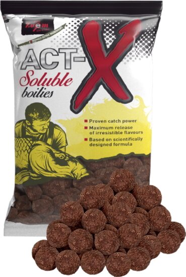 CZ Act-X Soluble oldódó bojli, 24 mm, édes fűszeres, 800 g