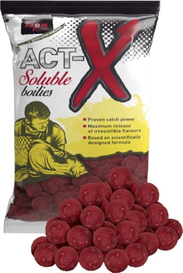 CZ Act-X Soluble oldódó bojli, 24 mm, kolbász, 800 g