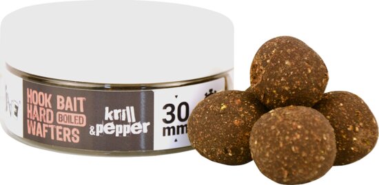 The Big One Hook Bait Hard Wafters Boilie Krill&Pepper 30mm 150 Gr