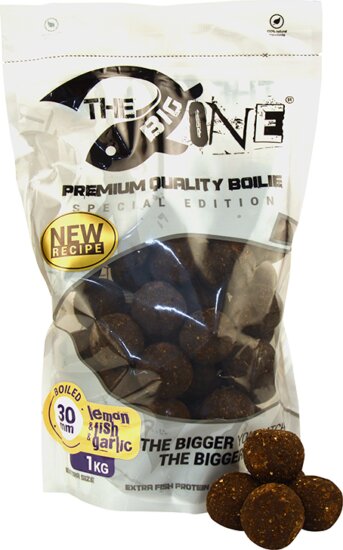 The Big One Boilie Lemon&Fish&Garlic 30mm 1Kg