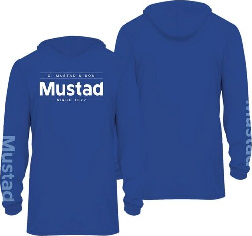 Blue Brand Longsleeve Uv With Hood - Repreve+Spandex M