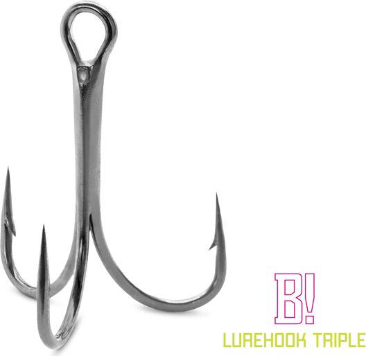 Delphin B! LureHook TRIPLE hármashorog / 6db 6