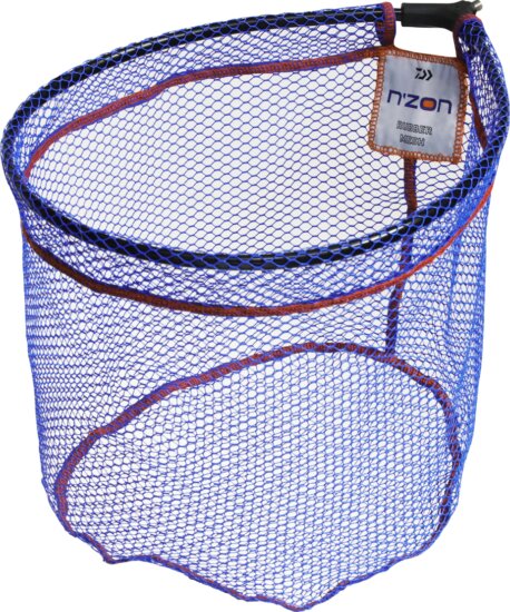 Daiwa N'Zon Rubber Mesh Landing Net 50 cm blue, 50x40cm