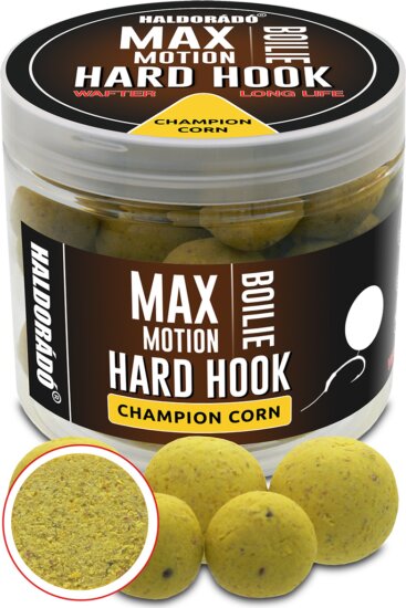 Haldorádó MAX MOTION Boilie Hard Hook Wafter 16, 20 mm - Champion Corn