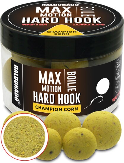 Haldorádó MAX MOTION Boilie Hard Hook Wafter 24, 30 mm - Champion Corn