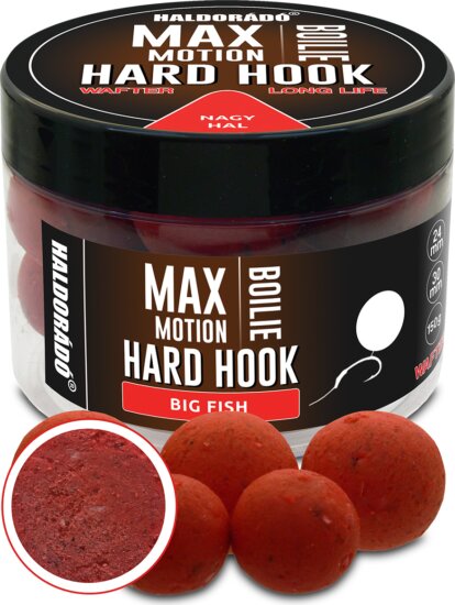 Haldorádó MAX MOTION Boilie Hard Hook Wafter 24, 30 mm - Nagy Hal