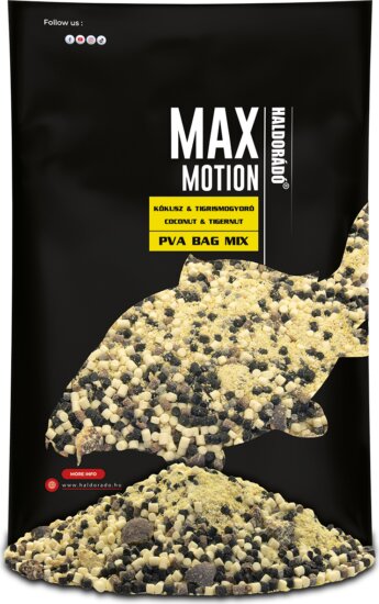 Haldorádó MAX MOTION PVA Bag Mix - Kókusz & Tigrismogyoró