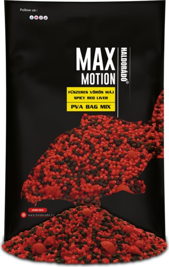 Haldorádó MAX MOTION PVA Bag Mix - Fűszeres Vörös Máj