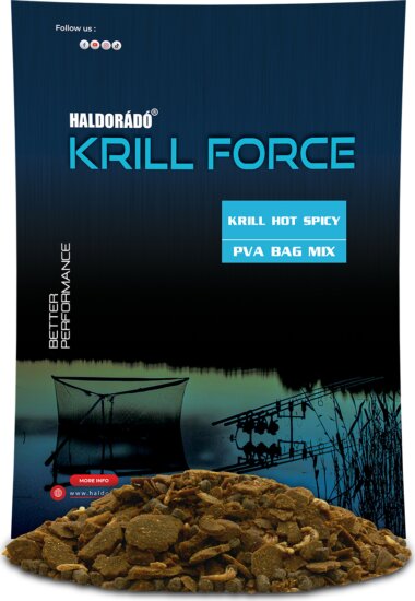 Haldorádó KRILL FORCE PVA Bag Mix - Krill Hot Spicy