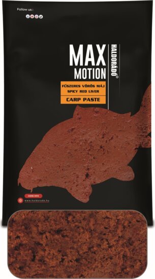 Haldorádó MAX MOTION Carp Paste - Fűszeres Vörös Máj