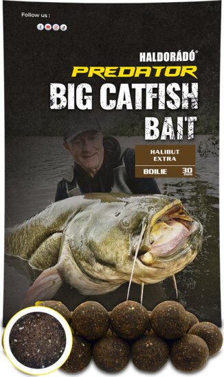 Haldorádó Catfish Bait Boilie 30+ - Halibut Extra