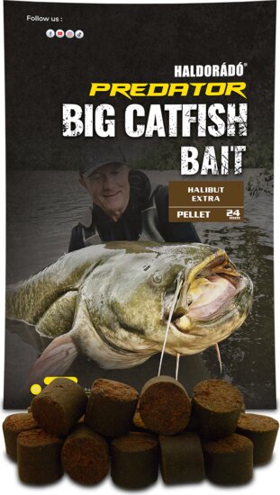 Haldorádó Catfish Bait Pellet 24 mm - Halibut Extra 1 kg