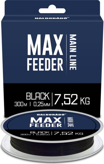 Haldorádó MAX Feeder Black 0,25mm / 300m - 7,52 kg