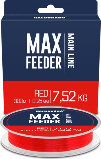 Haldorádó MAX Feeder Red 0,25mm / 300m - 7,52 kg