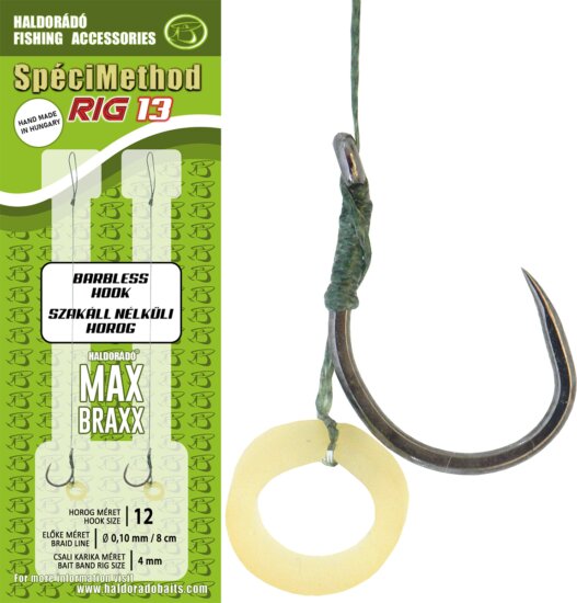 Haldorádó SpéciMethod Rig13 Braid Banded / 12 barbless