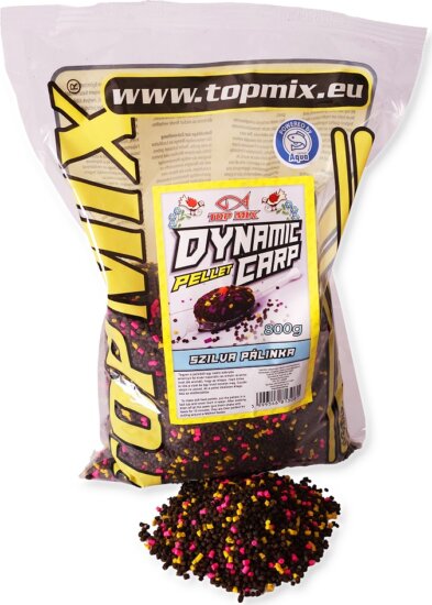 TOP MIX Dynamic Carp etető pellet, Szilva pálinka